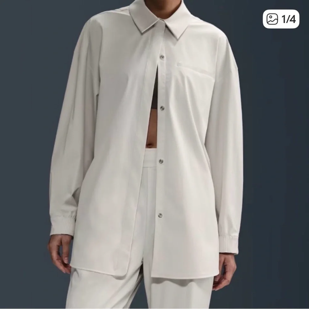 Women’s Nike DRI-FIT Large Button Down Shirt - Picture 6 of 12